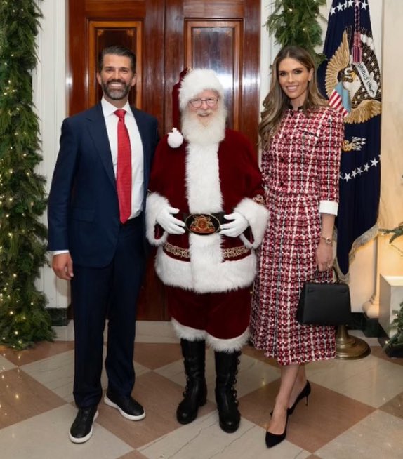 What did Don Jr. ask Santa when they were alone?