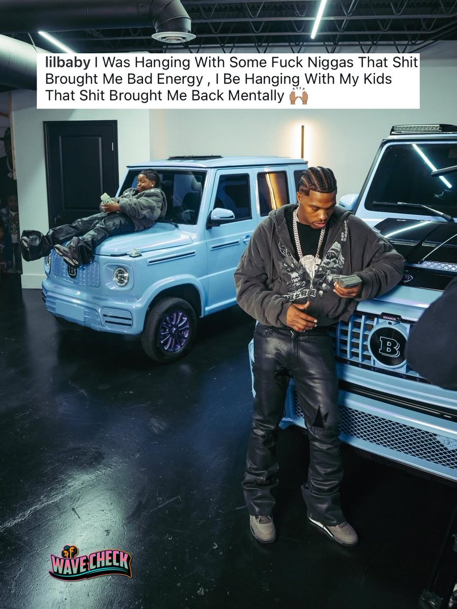 wavecheckers's tweet image. Lil Baby with the kids 🔥🔥