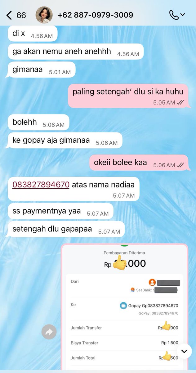 candyyjeno's tweet photo. 🚨 𝐒𝐂𝐀𝐌 𝐀𝐋𝐄𝐑𝐓 🚨
Akun joki tugas @12mphiit / @mphiit02 itu 𝐒𝐂𝐀𝐌
Minta DP dengan alasan “in rush” &amp; janji ngerjain setelah payment, tp setelah DP, langsung ngilang. Aku spill biar ga ada korban berikutnya. Help RT guys bias gaada lagi korban selanjutnya🥲 https://t.co/z6qrnbNoip