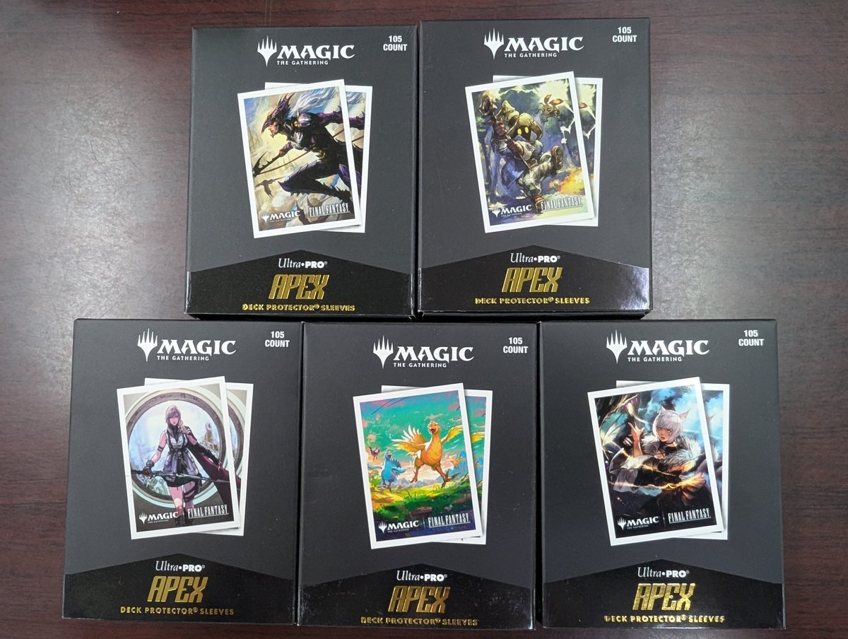 ⭐️サプライ⭐️ 新商品 FF × MTG / MTG ・APEXスリーブ ・alcove