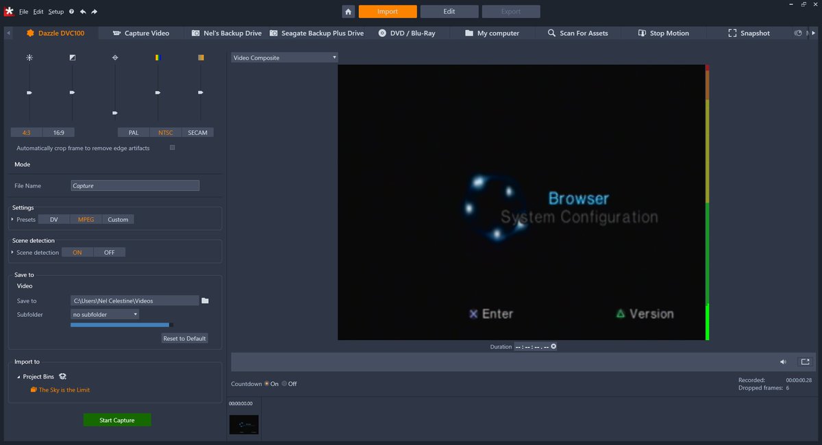So my <a href="/elgato/">Elgato</a> HD60 S finally died the day before my annual #ParasiteEve Christmas Stream. Tossed a new one on my throne but busted out some OLD OLD capture tech to save the day for now. I'm surprised this even still works.