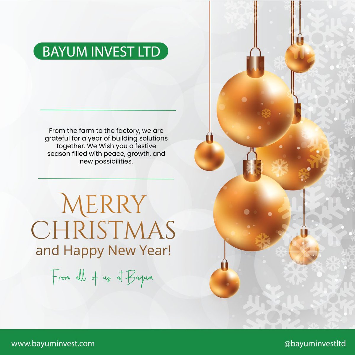 Bayuminvestltd's tweet photo. Merry Christmas 🎁 https://t.co/2AsBqg9sfl