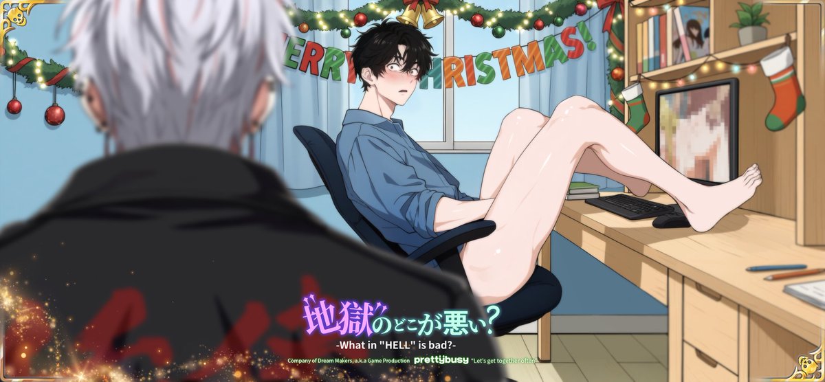 What_in_hell_P's tweet photo. 🎄Merry Christmas in HELL!😈

#Whatinhellisbad? #WHB #地獄のどこが悪い？ https://t.co/Tj60uerdpV