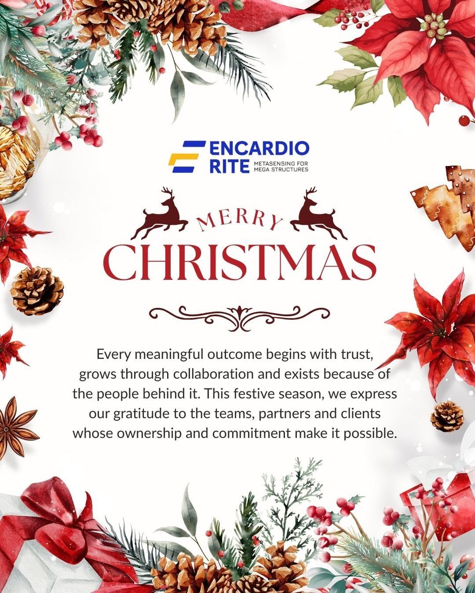 This holiday season is a time to pause, reflect and celebrate the people behind every milestone.

Wishing you a joyful Christmas, filled with warmth and cherished memories with your loved ones.

#MerryChristmas #EncardioRite