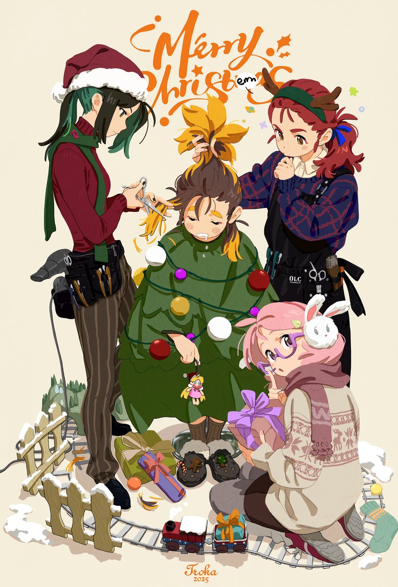 Merry Christmas🌟 
#oc #olc #オリジナル