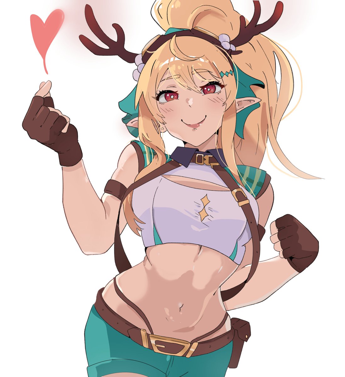 _Saru_Man's tweet image. Merry Christmas, everyone!!!! 🎄 have this Reindeermu as a present 🎁
#pomupaint