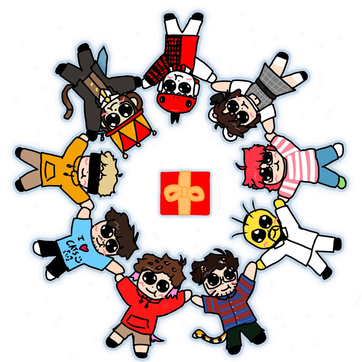 pit_ashes's tweet photo. merry jollymas!! they got a gift for ya! normal wreaths are boring, but this kind of wreath do bring the same kind of joy too but more!! (I couldn't tag polarcub...)
#flamtwt #jollyposting https://t.co/yPNB1CB9pI