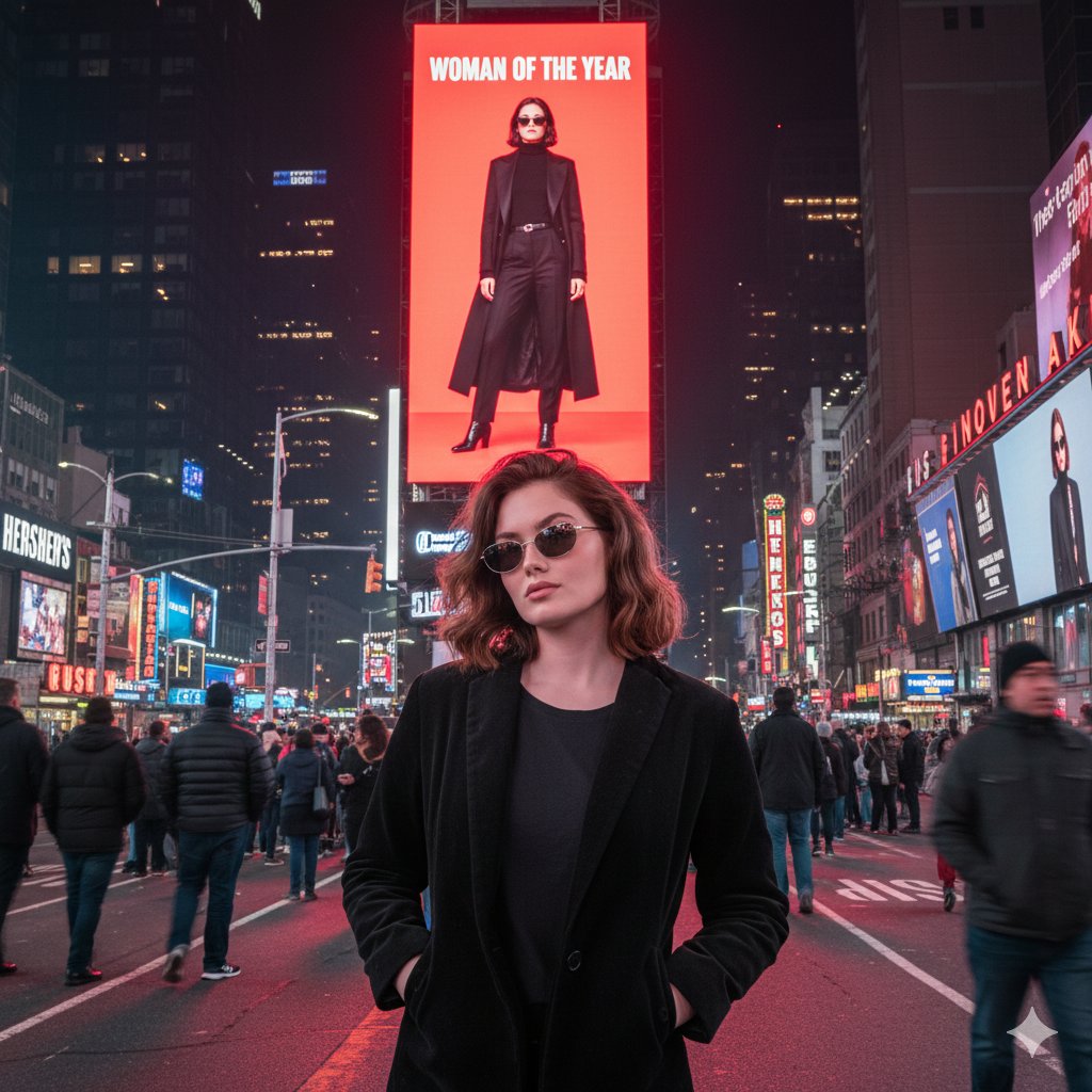 Nighttime Pulse of Times Square