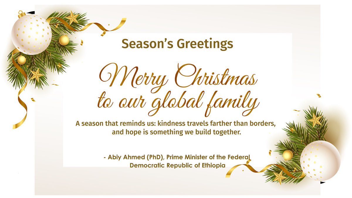 Merry Christmas to our global family. 

A season that reminds us: kindness travels farther than borders, and hope is something we build together.