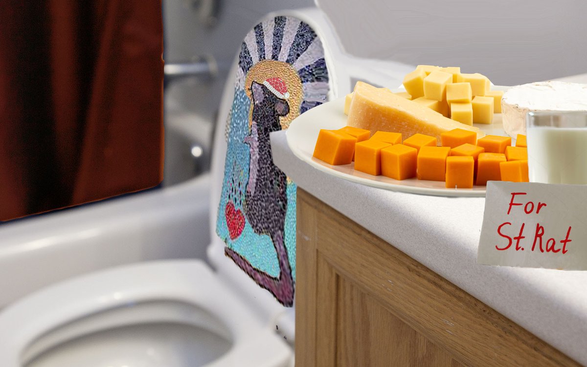 Seattle Man Leaves Out Plate of Cheese for When St. Rat Comes Up Through Toilet Tonight: tinyurl.com/nhf8cr8s