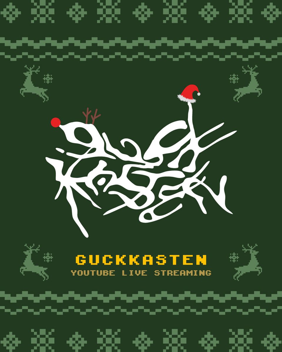 #NOTICE

🎄 금일 저녁 6:30즈음,
국카스텐 공식 유튜브 채널에서 라이브 방송을 진행할 예정입니다. 
팬 여러분의 많은 참여 부탁드립니다 ☺︎

🔗 국카스텐 공식 유튜브
youtube.com/@GuckkastenOff…

#국카스텐 #Guckkasten
#하현우 #전규호 #이정길 #김기범
#유튜브라이브 #라방 #크리스마스 #콘서트