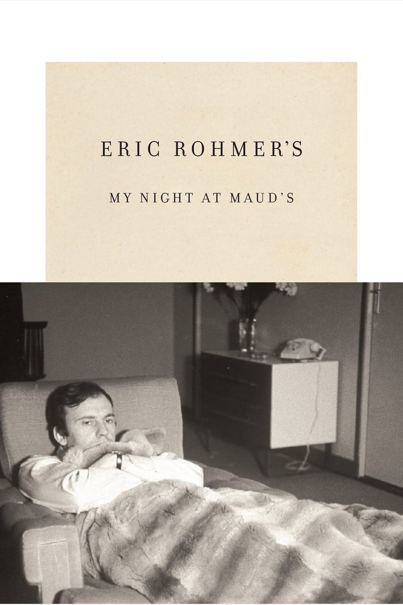 monkeytailor's tweet image. Time for my annual watch of Éric Rohmer's My Night at Maud's.