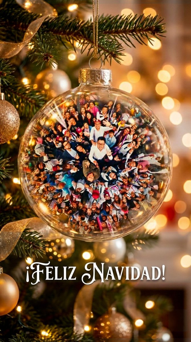 ¡Feliz Navidad, equipo! Somos un grupo que lucha y crece gracias a su entrega. Ahora toca disfrutar lo más importante: la familia. Deseo de corazón que estos días y el año venidero estén llenos de salud y prosperidad para todos ustedes. ¡#FelizNavidad2025!