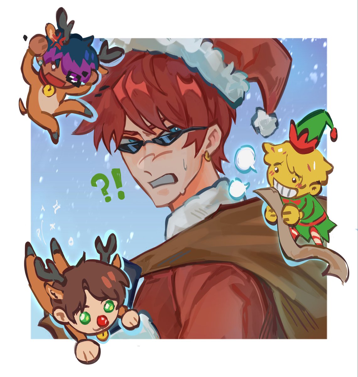 MERRY QUAGMAS 🎄🎄redraw of last year’s ! #quagfridayfanart