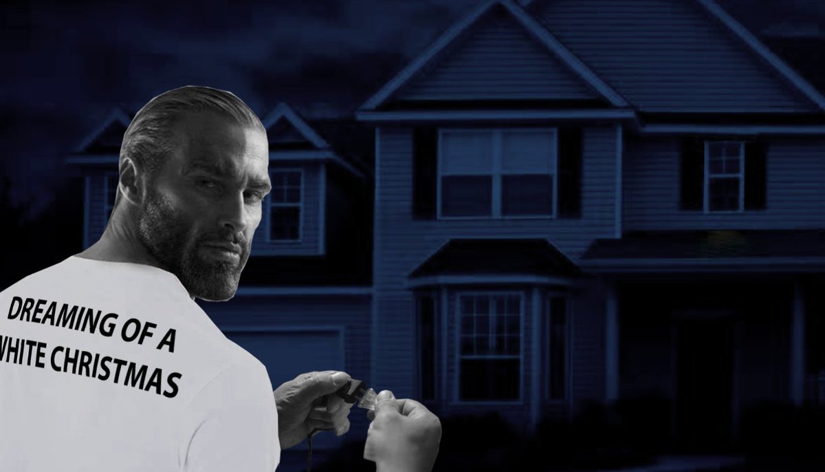 MeinGottNiles's tweet image. "WOW. Okay. A WHITE Christmas? Yeah, I think I know what you're trying to-"

"It's a song, soyjak."

"....oh. Well.... yeah, sorry.

"No hard feelings, soyjak. Merry Christmas."