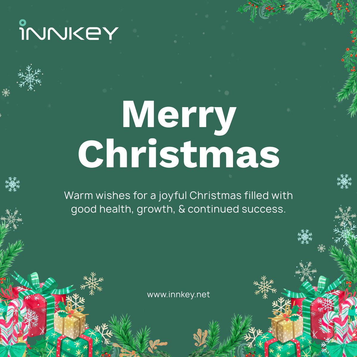 innkeypms's tweet photo. Warm festive wishes to our valued clients, partners, and team.
May this Christmas bring good health, meaningful moments, and continued growth and success. 🎄

#MerryChristmas #SeasonGreetings #FestiveSeason #InnKey #HospitalityTechnology https://t.co/ezHPVCVR2E