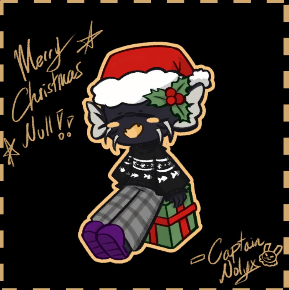 NullSquids's tweet image. Another awesome art made for me as a christmas gift.. I can't thank you all enuf!! Thank you nolithecannoli for making fishmas squid