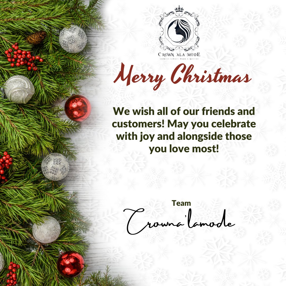 crownalamode's tweet photo. Merry Christmas 🎅
#Kérésìmesì2025
#MerryChristmas2025 https://t.co/czmvH2AXe8