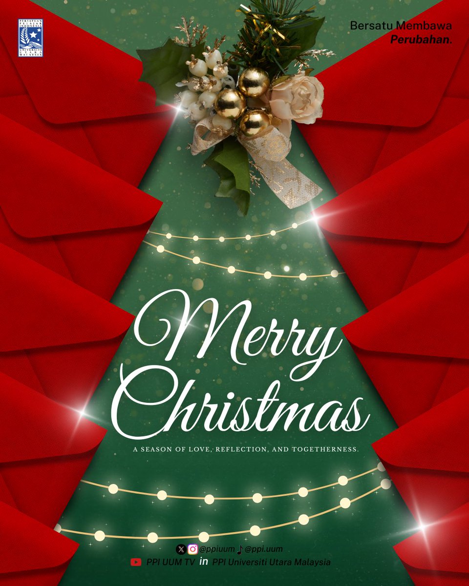 ppiuum's tweet image. Semoga sukacita Natal membawa damai di hati, kehangatan dalam kebersamaan, serta harapan baru untuk hari-hari yang akan datang. 🤍

Selamat merayakan Hari Natal.