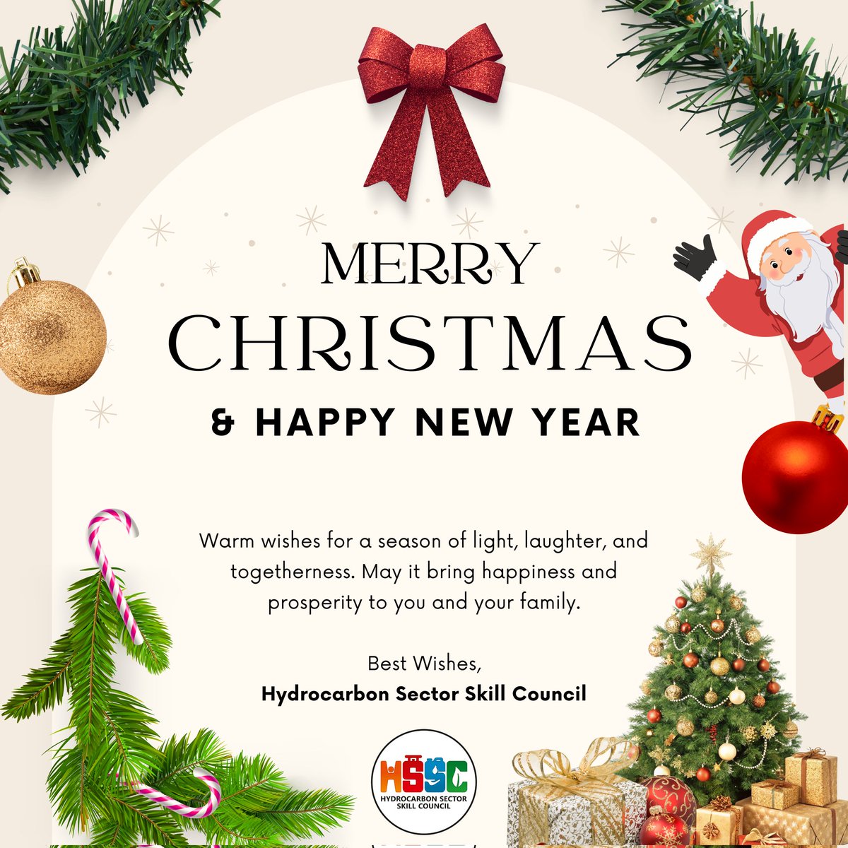 Season’s Greetings from Hydrocarbon Sector Skill Council (HSSC)!

Wishing you and your family a Merry Christmas and a New Year marked by growth, opportunity, and shared success.