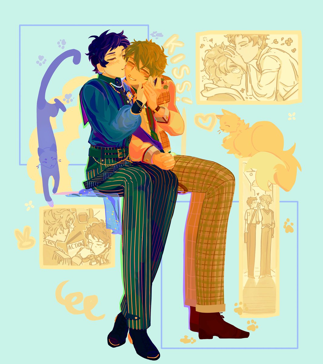 It feels like a midoyuzu kind of Christmas this year (said the same thing last year) #みどゆづ