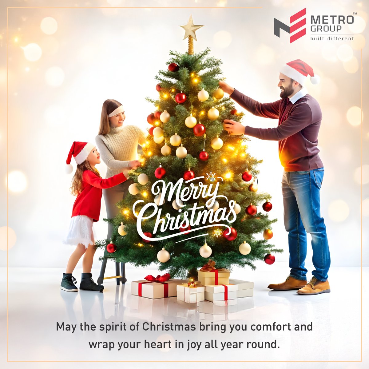 MetroGroupIndia's tweet photo. Celebrating the magic of Christmas and the joy of coming home.
Merry Christmas from Metro Group! 📷📷
#SeasonOfJoy#ChristmasMagic2025#Metrogroup https://t.co/OwFjFGYFen