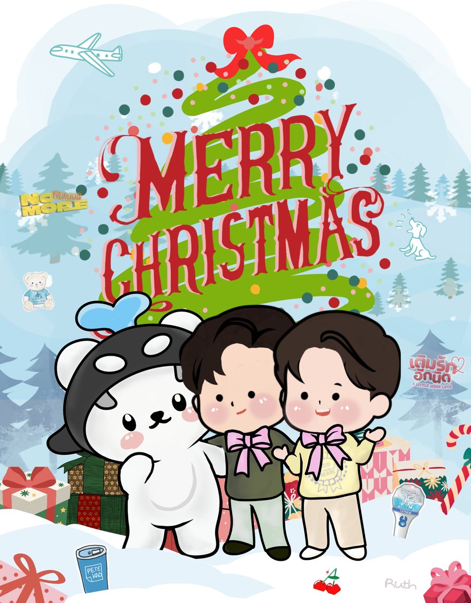 RuthHsu3's tweet photo. MerryChristmas&amp;HappyNewYear🎉🎀🎄🎁
"Hope all your Christmas dreams come true!"

#Tawan_V #Newwiee #polca #โพก้า #เตนิว #โพก้าซัง #Polcasan #ยัยซัง https://t.co/K4bW1cS7cF