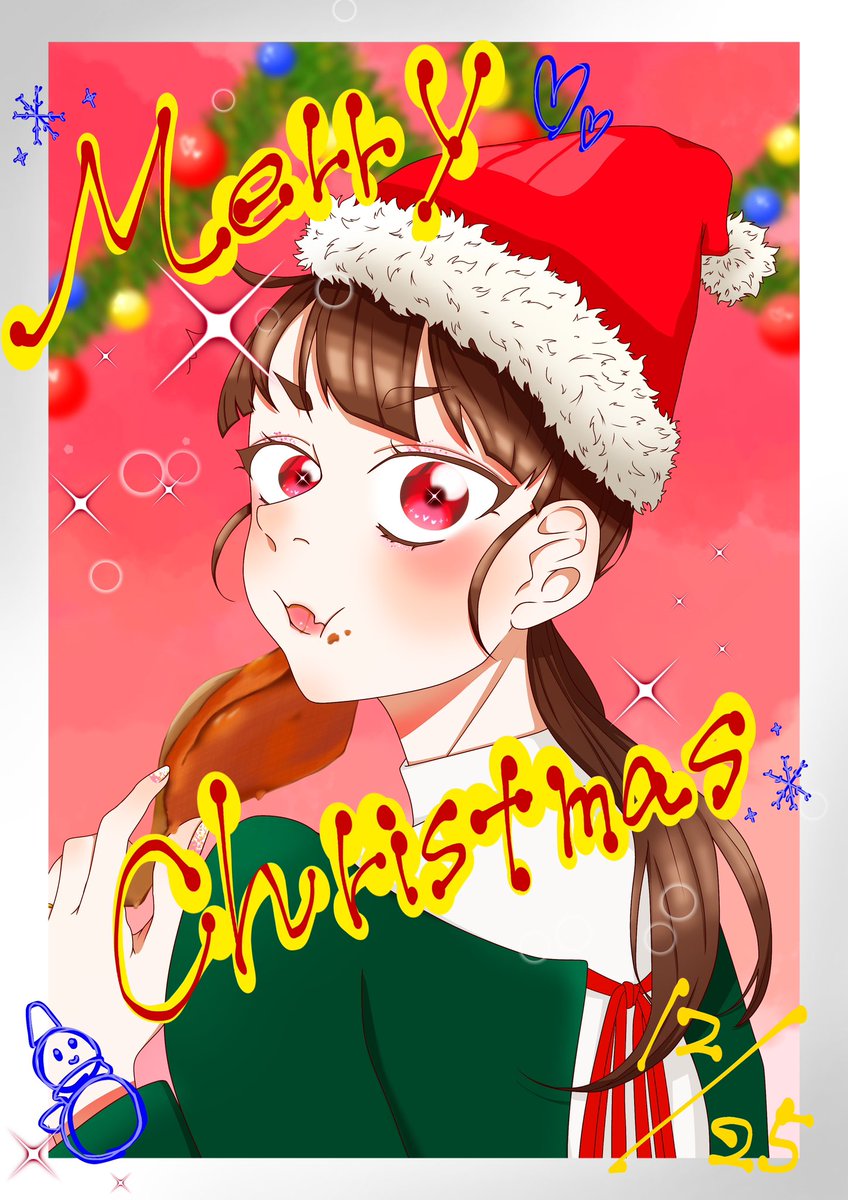 ✧*｡🎄𝐌𝐞𝐫𝐫𝐲𝐂𝐡𝐫𝐢𝐬𝐭𝐦𝐚𝐬🎄✧*｡

🎄彼女とのクリスマス🎅

#クリスマス #イラスト #創作イラスト #メリークリスマス #孤叉奴皐月ギャラリー 
#絵柄が好みって人にフォローされたい