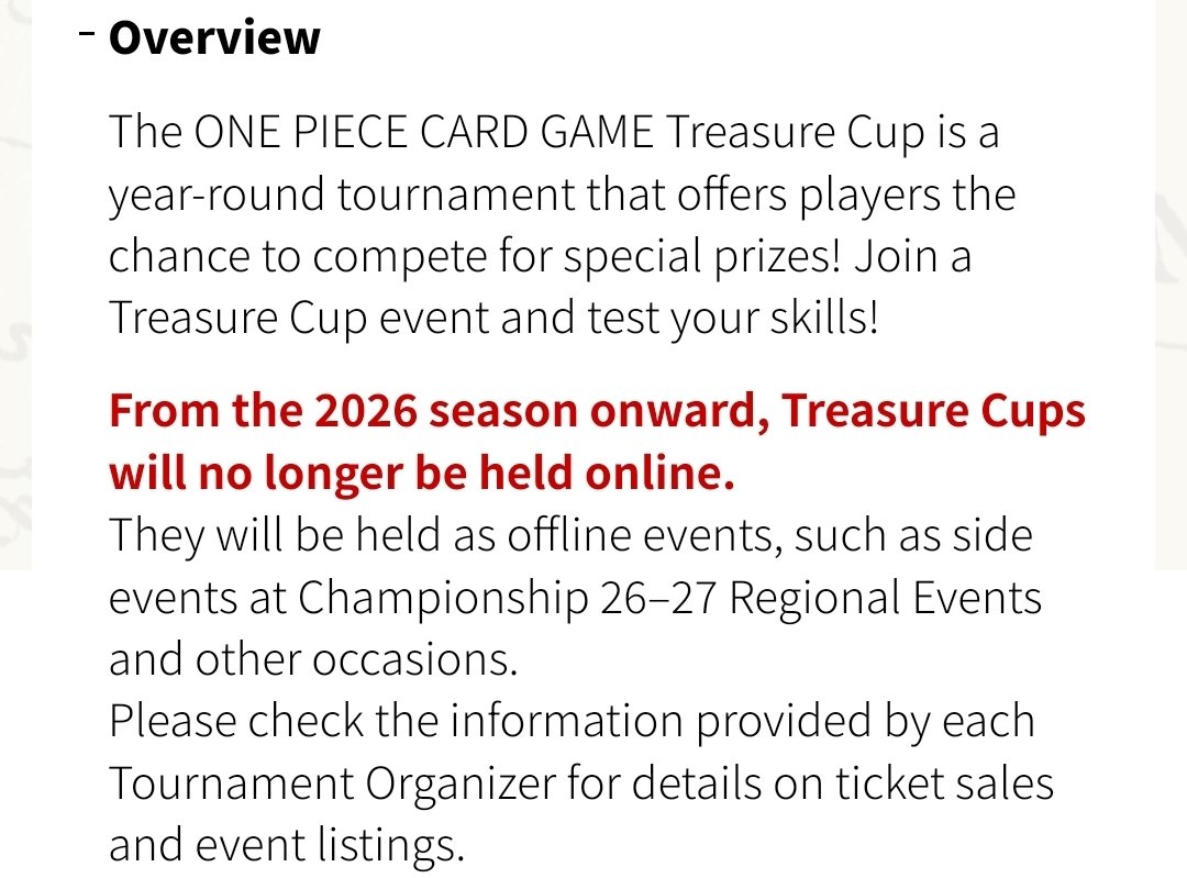 OrangeSamuraiD's tweet image. The end of an era. Farewell online Treasure Cups 🥲