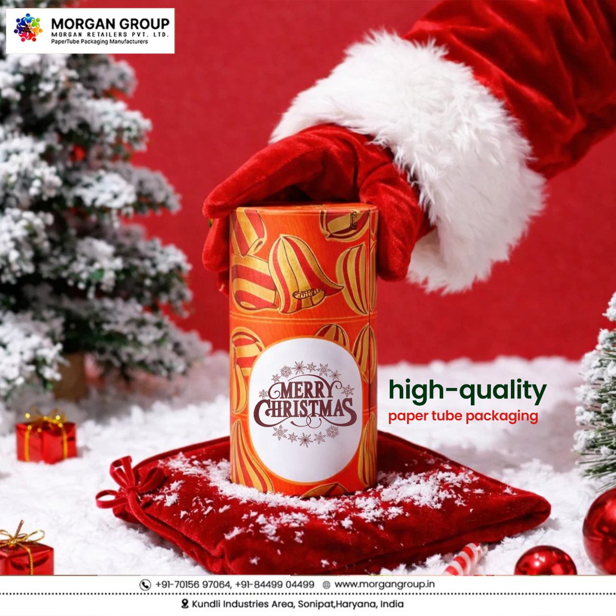 morgangroup_in's tweet image. 🎄✨ Wrap your Christmas gifting in elegance!
High-quality paper tube packaging that adds charm, strength, and sustainability to your festive products.
Make your brand stand out this Christmas with Morgan Group.
#MerryChristmas #FestivePackaging #PaperTubePackaging #PremiumPack