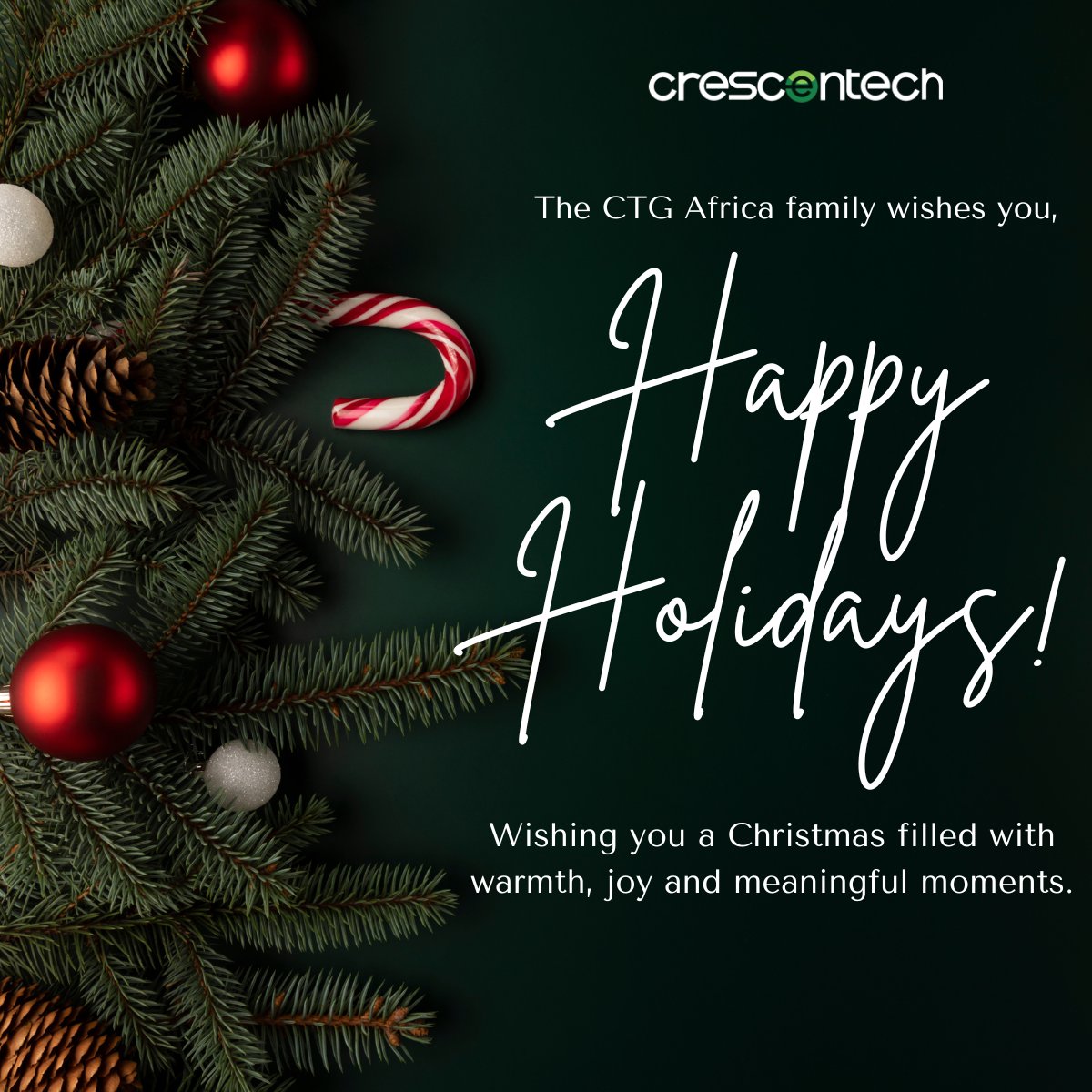 Merry Christmas 🎄
May today be filled with warmth, quiet joy and moments that stay with you long after the season ends. From our Crescent Tech family to yours.
