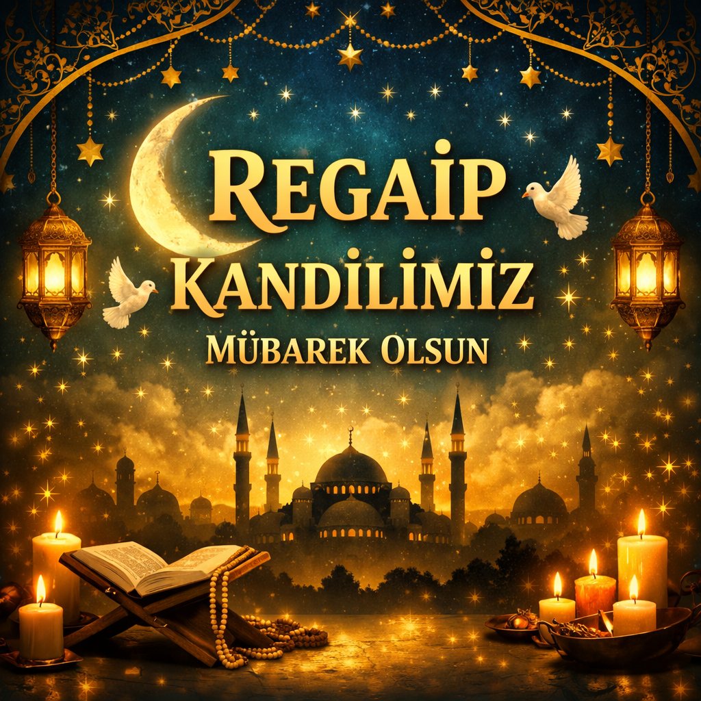 REGAİP KANDİLİMİZ MÜBAREK OLSUN