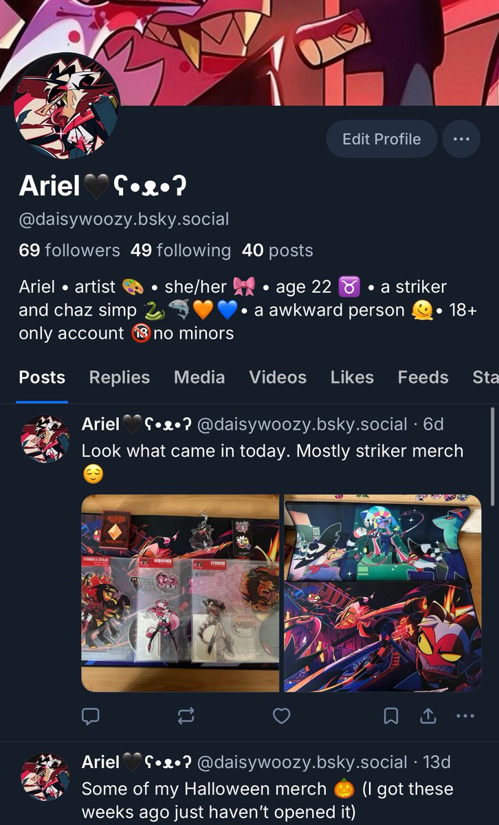 ‼️REMINDER‼️ I’m also on 🦋sky. I’m definitely going to be more active there now since everything in this app is going down hill. (I still linger around here)