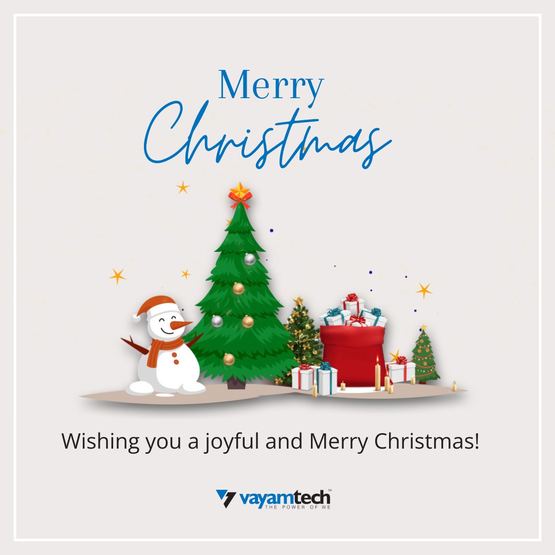 Vayamtech_'s tweet photo. Wishing you a Merry Christmas! May this festive season bring joy, peace, and prosperity to you and your family.
#MerryChristmas #Vayamtech #Vayamcsc #Vayampay https://t.co/ec4BPKygMY