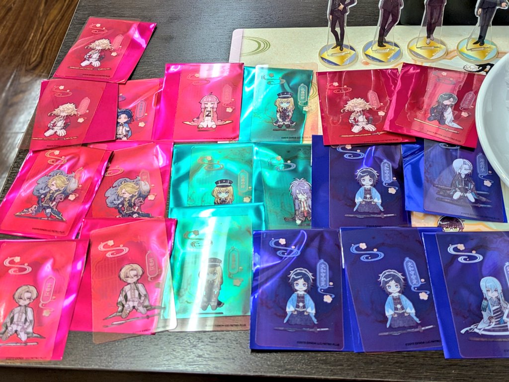 交換】刀剣乱舞 アニメイトカフェ アニカフェ クリアカード 譲)画像の