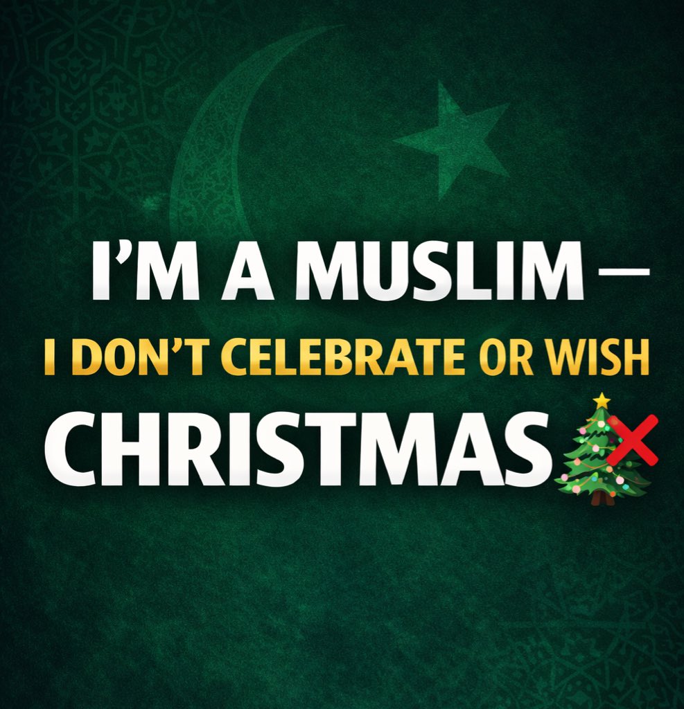 Cool_Ustaz's tweet image. It is not permissible for Muslims to celebrate Christmas or to exchange religious greetings like “Merry Christmas,” because Christmas is based on the belief that Jesus is God or the “Son of God.”

Islam rejects this belief, and even the Bible does not explicitly teach that Jesus…