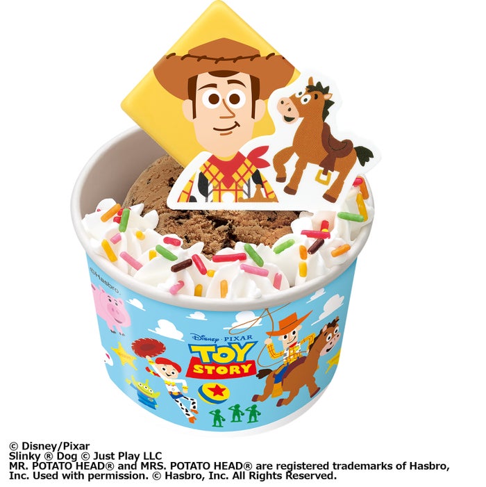 modelpress's tweet photo. サーティワン新作は「トイ・ストーリー」とタッグ❣

トランプ付きBOXやウッディ＆バズのサンデー登場🍨💙💚

🔻記事詳細はこちら
https://t.co/U4kJ8Yppyl

#サーティワン https://t.co/dMV7ftZ0iB