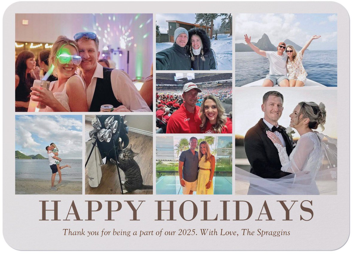 B_Spragg's tweet image. Merry Christmas and Happy Holidays from The Spraggins.