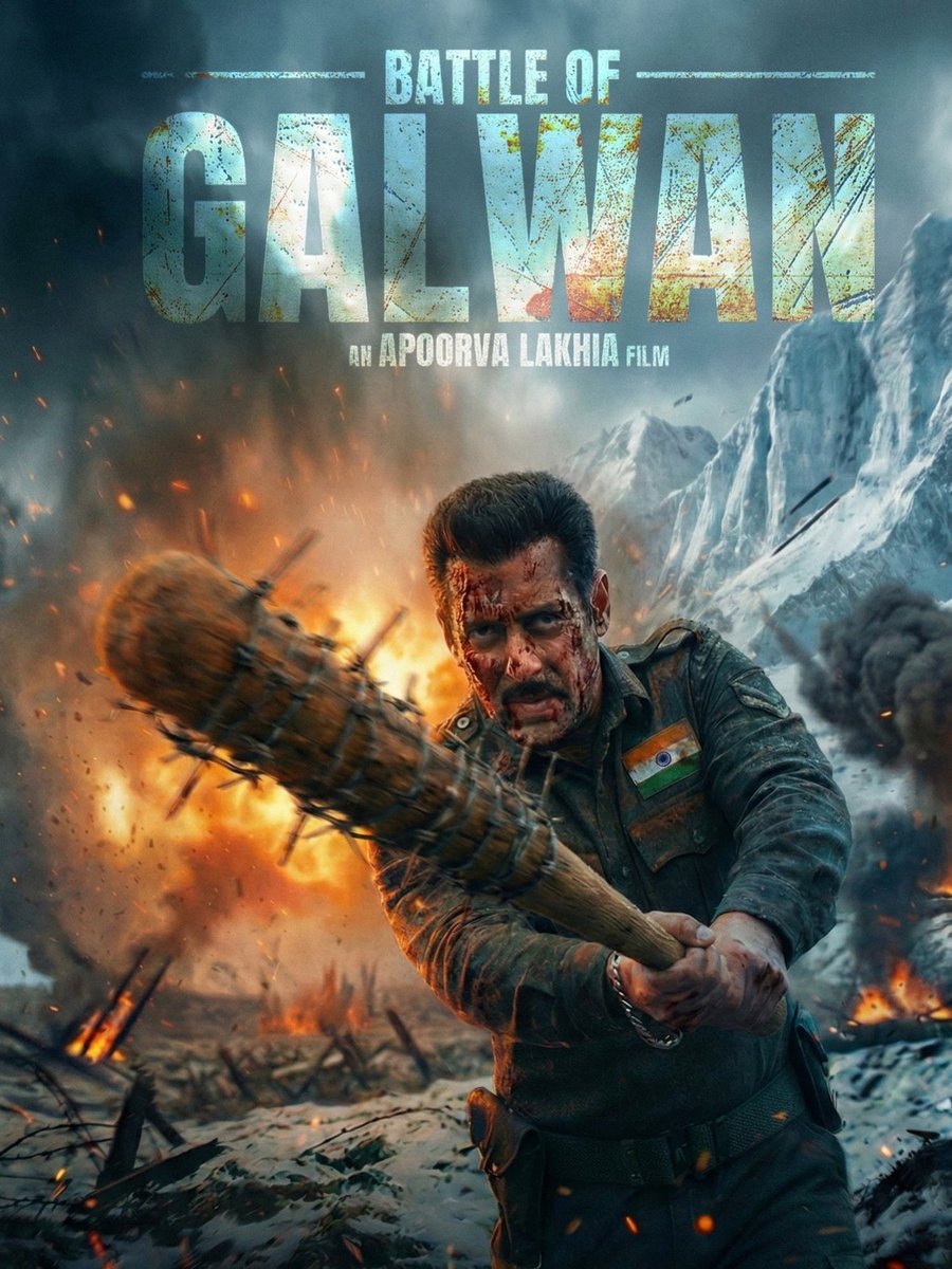 BREAKING PLOT TWIST #BattleOfGalwan poster official confirm 100% 🤠🤠🔥🔥 
❓?  #SalmanKhan 
#BattleOfGalwan