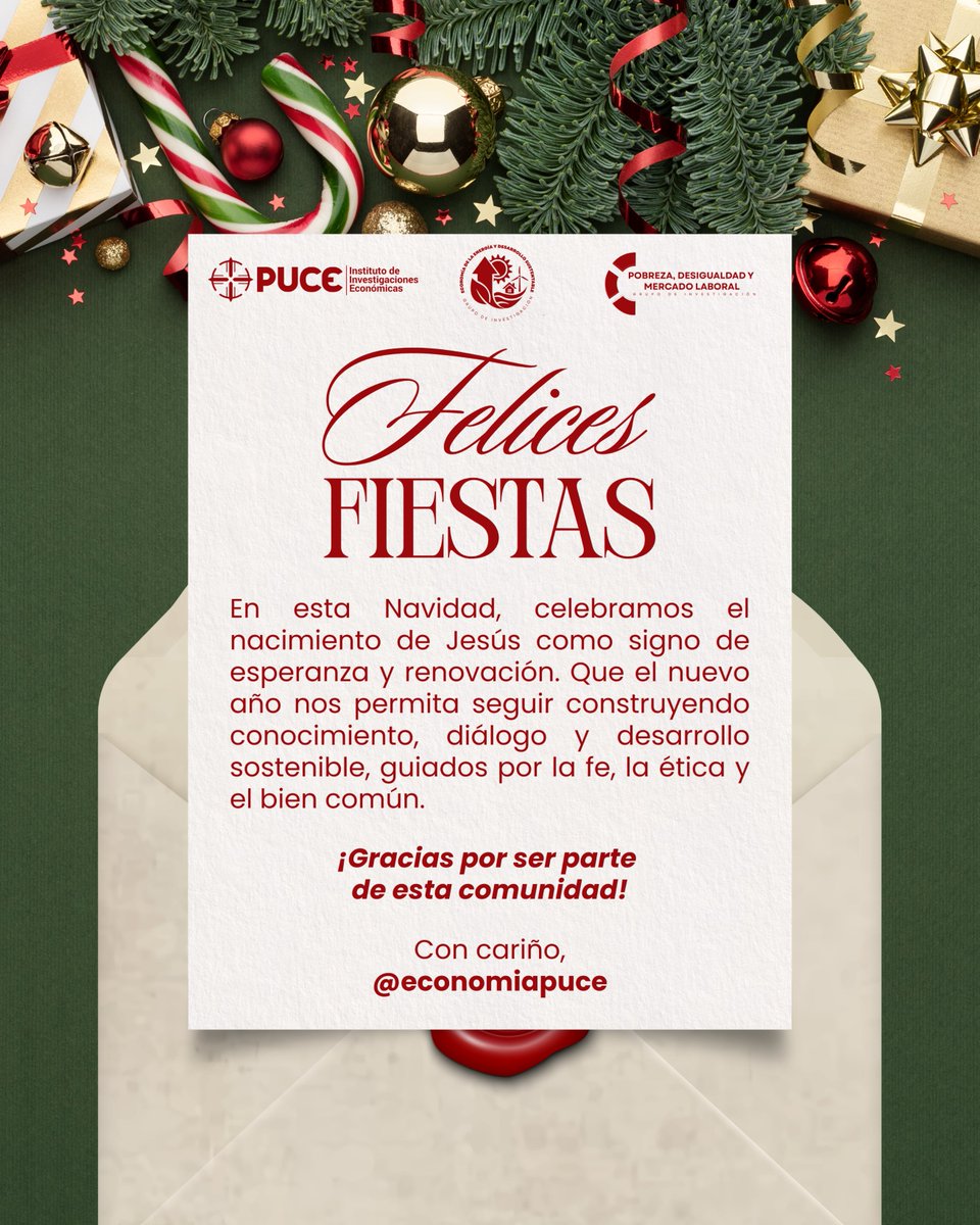 Investigaciones Económicas PUCE tweet media