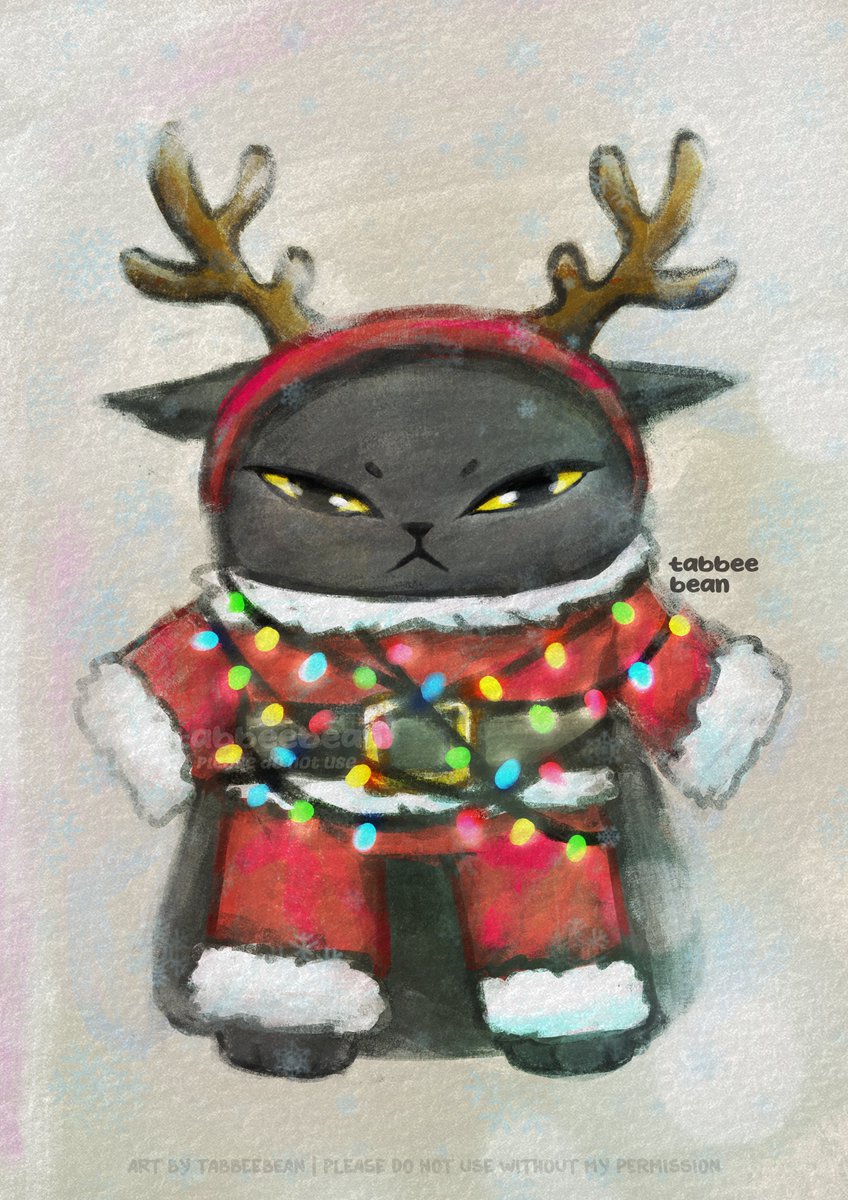 tabbeebean's tweet image. sketch - colored sketch ☃️❄️