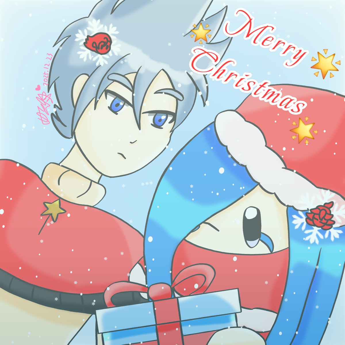 Angelpink55123's tweet photo. I have a gift for you~
Merry Christmas everyone~
#Kirby #Littlefighter2 #lf2 https://t.co/cnHT63Jdf5