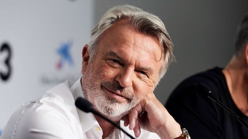 VHSDVDBLURAY4K's tweet image. Sam Neill has been in Remission From his rare blood cancer for a year now