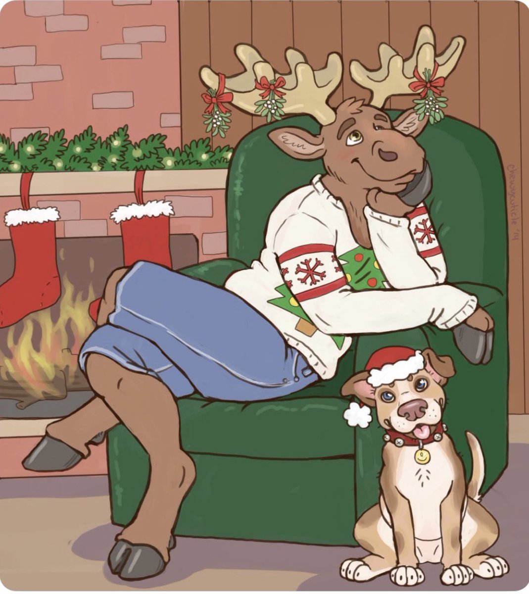Merry Christmoose! Hope its drama free.