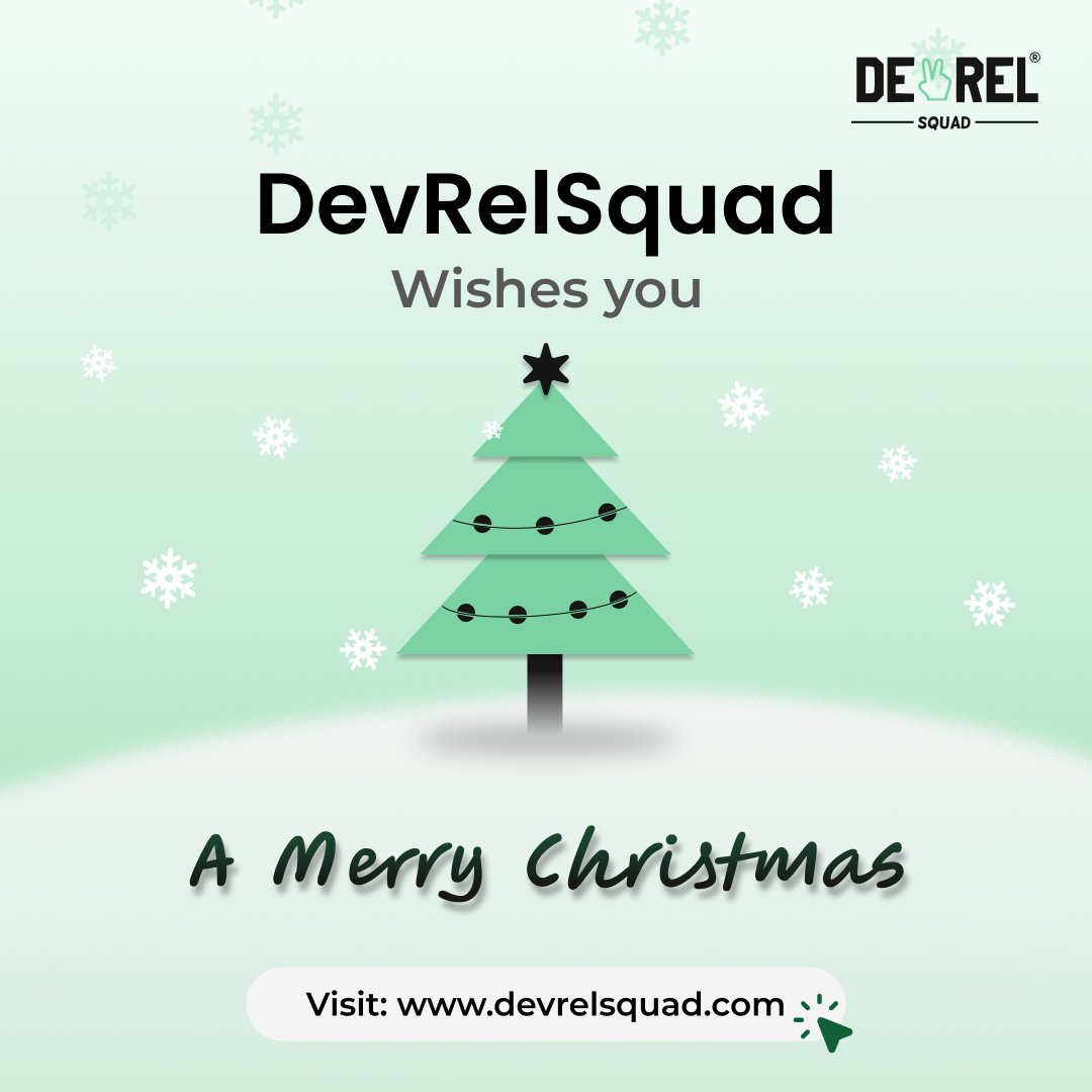 devrelsquad_'s tweet photo. ๐โจ ๐ ๐ฒ๐ฟ๐ฟ๐ ๐๐ต๐ฟ๐ถ๐๐๐บ๐ฎ๐ ๐ณ๐ฟ๐ผ๐บ ๐๐ฒ๐๐ฅ๐ฒ๐น๐ฆ๐พ๐๐ฎ๐ฑ!
Wishing our incredible community of #developers, #builders, #founders, and #partners a season filled with joy, learning, and meaningful connections.
#MerryChristmas #DevRelSquad #DeveloperCommunity https://t.co/znn6dFNRDl