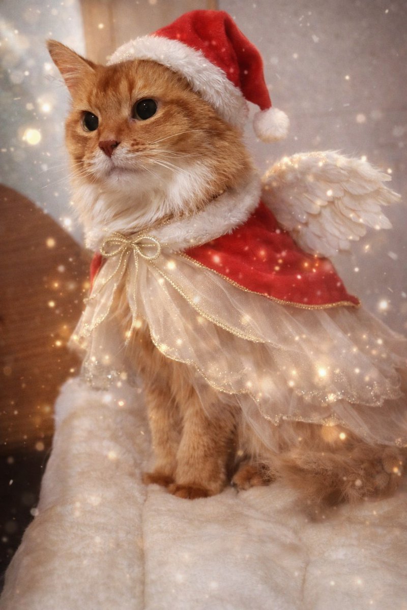 hisa0212's tweet photo. 去年のクリスマスに虹の橋を渡ってしまったニャンと現役のニャンズをチャッピーに可愛くしてもらった😍

- ̗̀ 🤍🎄𝑀𝑒𝑟𝑟𝑦 𝐶ℎ𝑟𝑖𝑠𝑡𝑚𝑎𝑠🎄🤍  ̖́- https://t.co/sWE0Hb9TqR