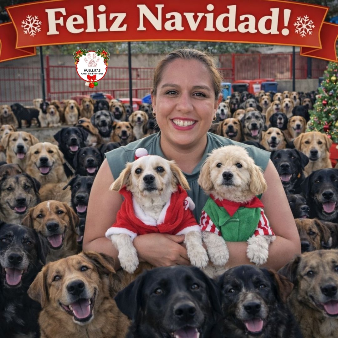 🎄✨ Feliz Navidad, familia de Huellitas Amor Sin Fronteras ✨🎄
Hoy queremos hablarles desde lo más profundo de nuestro corazón…
Un corazón de perro, de esos que aman sin medida y agradecen sin palabras. 🐶❤️
Gracias a ustedes, a cada persona que comparte, que dona, que apoya,