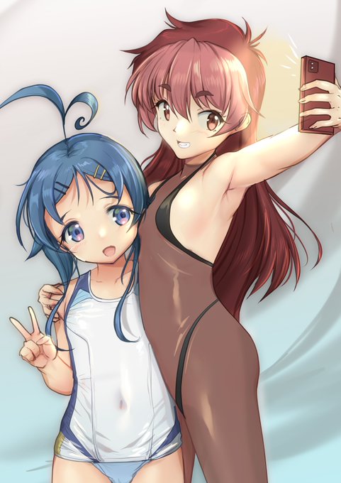 うちの子s自撮り。ひなた&しずく