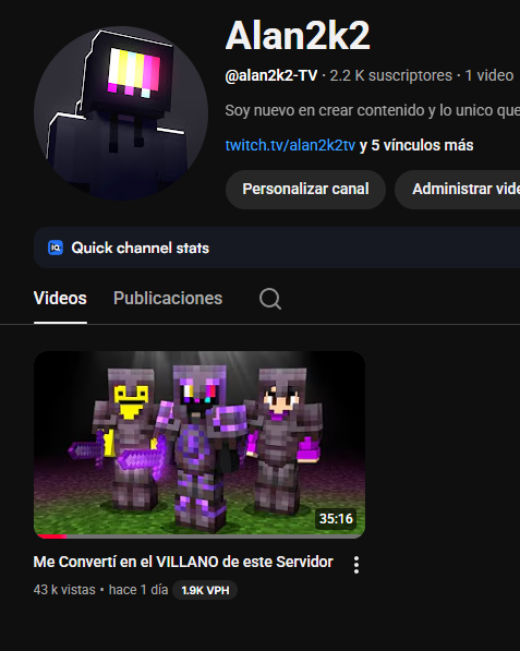 Ya paso un día desde que subí mi primer video, no me volví famoso pero ahora mi mama si me reconoce (ahora falta que vuelva mi papa)