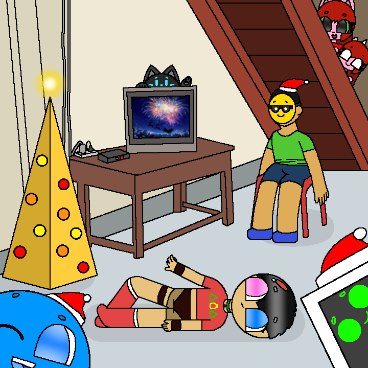 - Navidad tranqui… con invitados imaginarios 
- Christmas… with Imaginary guests 😎🎄👽
#Navidad2025 #FelizNavidad2025 #MerryChristmas #Christmas2025